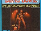 David Bowie Life On Mars b/w Drive In Saturday Spain 1977 (RARE Misprint) (Read)