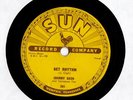JOHNNY CASH 78 RPM RECORD I WALK THE LINE / GET RHYTHM  SUN 241 Rockabilly