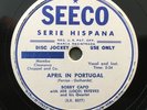 * BOBBY CAPO y JOE LOCO April in Portugal/You Too MAMBO LATIN JAZZ Seeco 78 Hear
