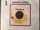 45 RPM Dolly Parton MONUMENT 922 Don't Drop Out Control NORTHERN SOUL TEEN