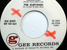 The CLEFTONES 45 Heart & Soul / How Do You Feel GEE label promo DOO WOP w5388