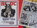 AC/DC WANT YOU ON THE ROUTE 666 2 LP LIVE  FRESNO 79
