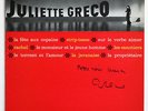 JULIETTE GRECO n°8 SIGNED AUTOGRAPHED 1st french 1963 philips 76573 FD 10