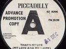FREDDIE LENNON  THATS MY LIFE  UK ORIG  DEMO ISSUE  BEATLES RELATED NOVELTY