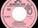 THE BEATLES: PENNY LANE/STRAWBERRY FIELDS FOREVER 45 from CONGO