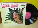 Gene Rains Lotus Land LP Decca Records DL4064 VG+ Cheesecake