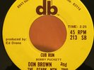 Bluegrass 45 Don Brown and The Ozark Mtn Trio Cub Run on DB VG++ HEAR