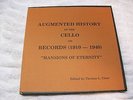 Augmented History Of The Cello on Records 1910-1940 Thomas Clear NM / Unplayed