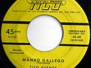 TITO PUENTE 45 Mambo Gallego / Guajeo En Dominante LATIN Tico mg8