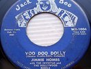 JIMMIE HOMBS Invictas Hollywood Rebels VOO DOO DOLLY ASK THE STARS exotica 45 mA