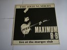 THE HIGH NUMBERS MAXIMUM R&B (THE WHO)  LIVE AT THE MARQUEE CLUB  LP  EX 