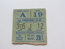 THE ROLLING STONES TICKET , 29TH NOVEMBER 1969, MADISON SQUARE GARDEN, U.S.A.