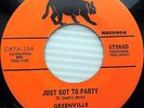 GREENVILLE prod.by SKIP JACKSON Just Got To Party FUNK Disco Soul CATAMOUNT45 cF