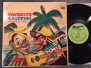 VARIOUS ARTISTS Favorite Calypsos From The West Indies LP MONOGRAM Rare Calypso