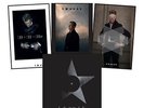 DAVID BOWIE. BLACKSTAR LP. DELUXE CLEAR VINYL. 3 LITHOGRAPH PRINTS. RARE. MINT.