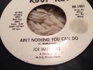 Rare Northern Soul Joe Matthews Ain't Nothing You Can Do Kool Kat