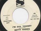 Betty HARRIS i'm evil tonight 45 top NORTHERN SOUL mod CROSSOVER dancer HEAR ?