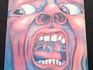 RARE KING CRIMSON In The Court Of The Crimson King Island Pink rim palm tree EX