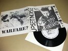 UPSET NOISE/WARFARE - split ep discharge, conflict, crass, antisect, amebix, kbd