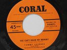 TOMMY SOSEBEE: You Can't Erase My Memory / I'm So Lonesome 45 Country