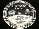 VINTAGE 78 RPM DANCE BAND RECORD EDISON 52108 ELECTRIC DIAMOND DISC ORIG. SLEEVE