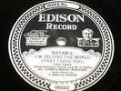 VINTAGE 78 RPM DANCE BAND RECORD EDISON 52148 ELECTRIC DIAMOND DISC ORIG. SLEEVE