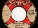 Northern Soul 45 MELVIN DAVIS I Must Love You GROOVESVILLE hear