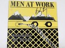 MEN AT WORK Business As Usual COLUMBIA FC 37978 AUTOGRAPHED / SIGNED VG/EXC