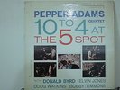 PEPPER ADAMS QUINTET 10 TO 4 AT THE 5 SPOT RIVERSIDE 12-265 MONO DG 1958