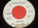 The Beatles Rare Label HELTER SKELTER Near Mint- White label 45 RPM PROMO Record