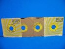 4 VINTAGE SUN RECORDS JOHNNY CASH 45 rpm