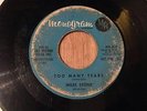Miles Stone - Too Many Tears (Monogram) 7inch record R&B 45 Popcorn Original