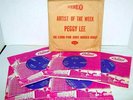 PEGGY LEE Artist of the week PROMO JUKE BOX ONLY CAPITAL Record  SET UNPLAYED #1