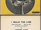 Vintage 45rpm Record & Sleeve Johnny Cash I Walk The Line EP 637311