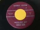 Ronald Mark TEEN WHITE DOO WOP 45 And Now You're Gone / Moonlight Sky HEAR IT