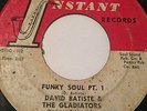 FUNK SOUL 45/ DAVID BATISTE & GLADIATORS 