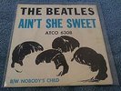 Beatle's Ain't She Sweet Rare Original 7' Picture Sleeve