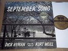 DICK HYMAN plays the music of Kurt Weill SEPTEMBER SONG - Proscenium PR 1