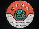 LITTLE HERMAN Gotta Keep On Walking/ Gonna Put the Hurt NORTHERN SOUL 45 NM GINA