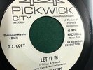 The Tran-Sisters 1965 RAW SOUL 45 Let It In on Pickwick City Promo HEAR IT