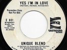 Unique Blend 45RPM Yes I'm In Love on Eastbound 1972 Rare Northern Soul Hear it
