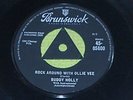 BUDDY HOLLY ROCK AROUND WITH OLLIE VEE / MIDNIGHT SHIFT BRUNSWICK 45-05800 1-1C
