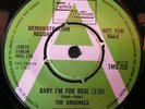 ORIGINALS-BABY I'M FOR REAL ORIG UK TAMLA MOTOWN *DEMO* TMG733 NEAR MINT