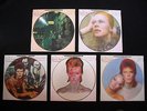 DAVID BOWIE VERY RARE UK ORIGINAL COMPLETE 1984 BIOPIC 5x PICTURE DISC LP SET