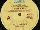MOTORHEAD:I Got Mine/Turn You Round Again.RARE Aussie/OZ 7