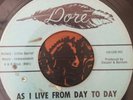 The Brentwoods AS I LIVE FROM DAY TO DAY/MIDNIGHT STAR-DORE 559 RARE DOO WOP 45