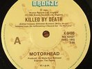 MOTORHEAD:Killed By Death(Edited)/Under The Knife.RARE Aussie/OZ 7