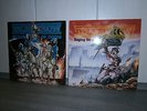 DEATHROW - Riders Of Doom + Raging Steel - Rare Vinyl-LPs 