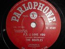Unique Beatles 78 RPM Record R4949 Parlophone Label LOVE ME DO Pressed in India