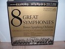 LSC 6902   MONTEUX & MUNCH    8 GREAT SYMPHONIES    RARE LIV STER SD 7LP SET NM+